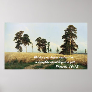 Póster provérbios 16:18