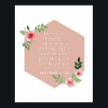 Poster Provérbios 31:30<br><div class="desc">Charme é enganador e a beleza está fugindo... </div>