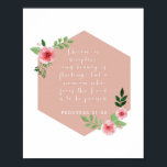 Poster Provérbios 31:30<br><div class="desc">Charme é enganador e a beleza está fugindo... </div>