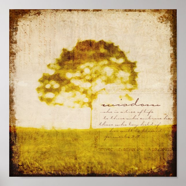 Póster Provérbios 3:18 (Frente)