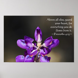 Póster Provérbios 4:23