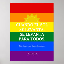 Poster Proverbo cubano