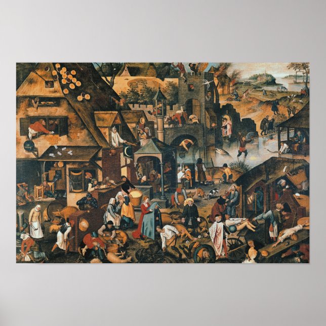 Poster Proverbos flamengos (Frente)