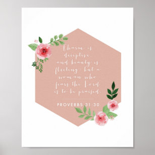Poster Proverbs 31:30