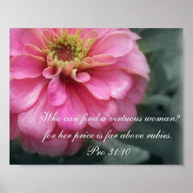 Póster Proverbs 31 Collection~ Pro 31:10 (Frente)