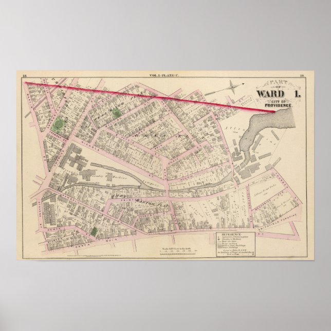 Poster Providence Rhode Island (Frente)