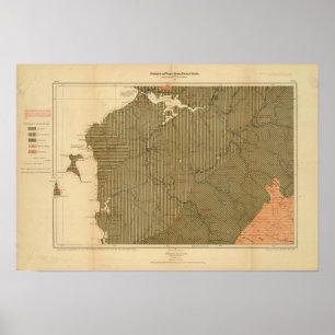 Póster Província da ilha de Nova Escócia do bretão 4 d