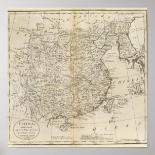 Poster Províncias de China