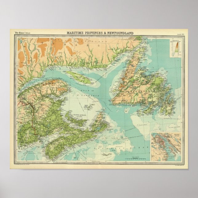Póster Províncias Marítimas e Terra Nova (Frente)
