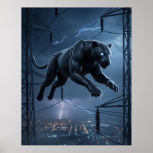 Poster Prowl do Pantera de Carbono