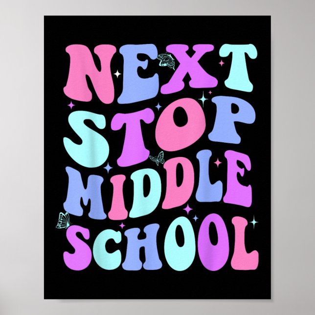 Poster Próxima Parada Escola Secundária Groovy G Escola E (Frente)