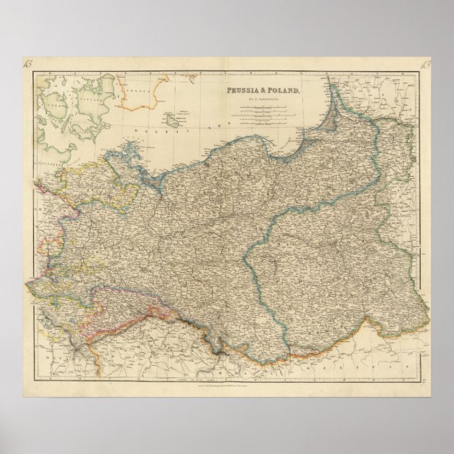 Poster Prússia, Polônia (Frente)