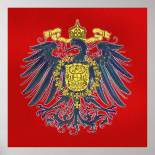 Poster prussiano de Eagle