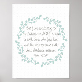 Poster Psalm 103