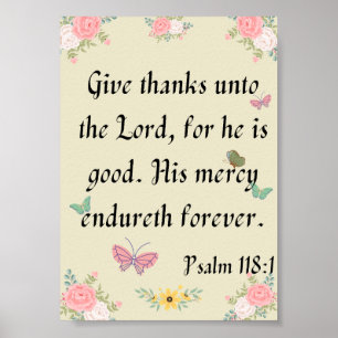 Poster Psalm 118