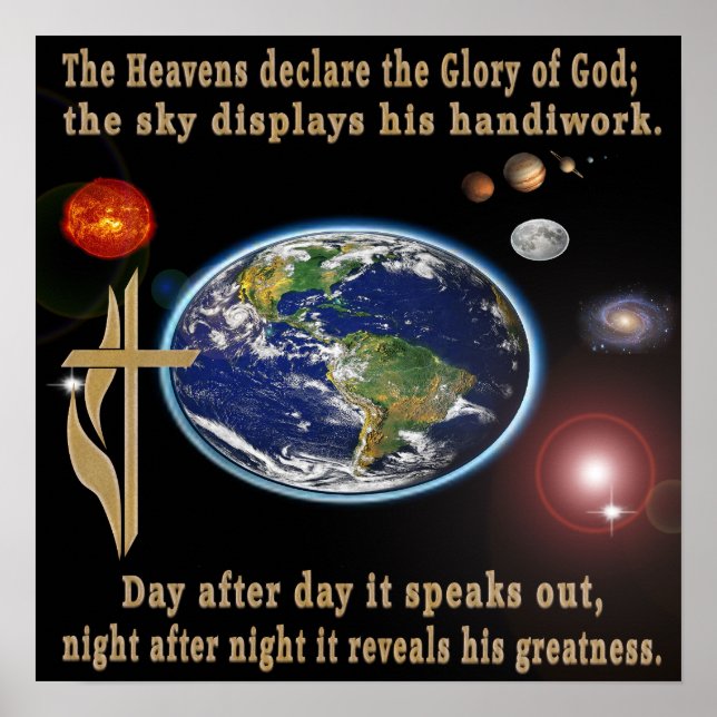 Poster Psalm 19 (Frente)