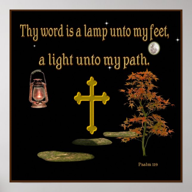 poster psalm 1:19 (Frente)