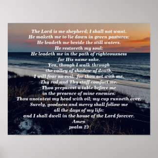 POSTER PSALM 23