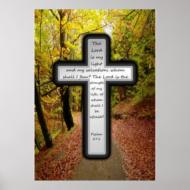 Poster Psalm 27:1 (Frente)