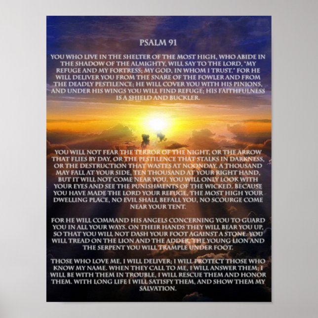 POSTER PSALM 91 (Frente)