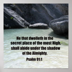 Póster Psalm 91:1