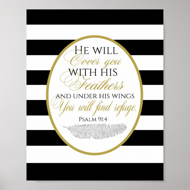 Poster Psalm 91:2 (Frente)