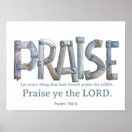 Poster Psalm Praise