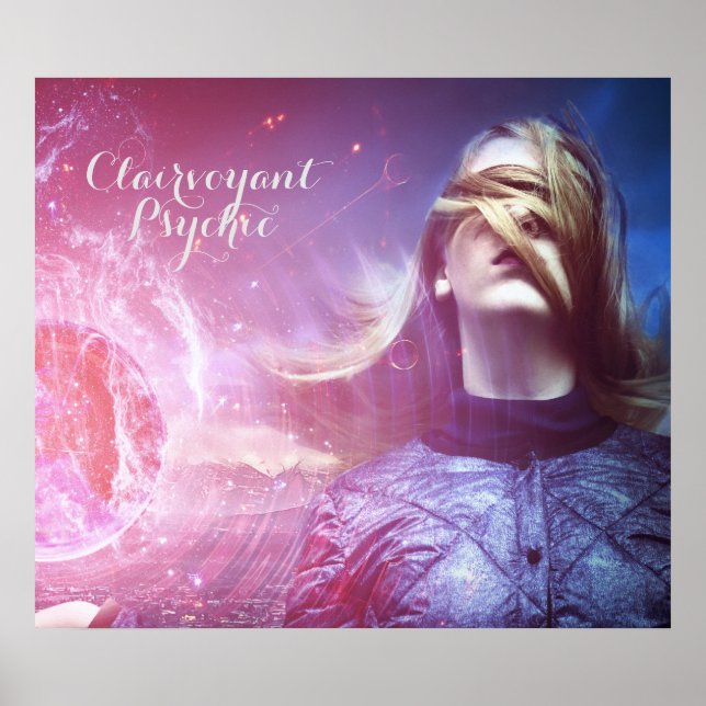 Poster Psicócico de Canvas Premium Clairvoyant (Gl (Frente)