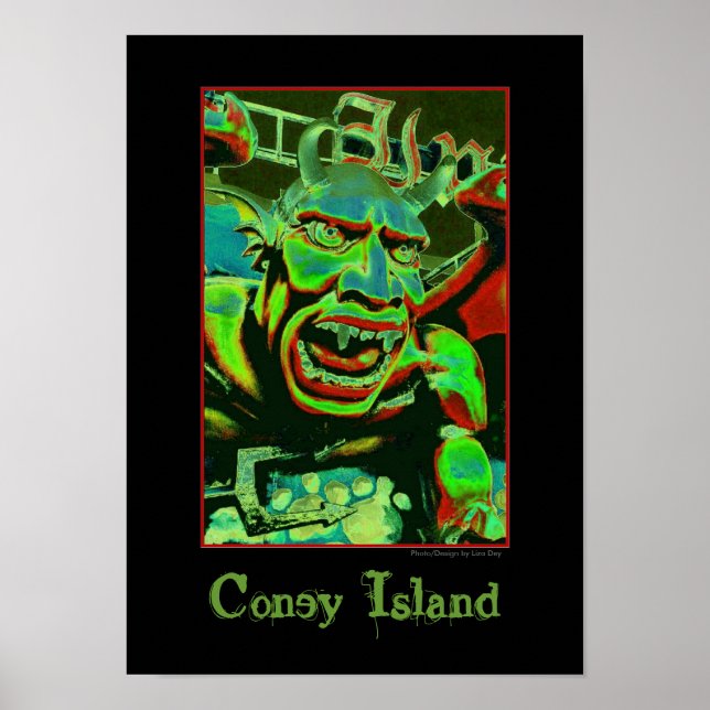 Poster Psicodélico Inferno Spookhouse de Dante (Frente)