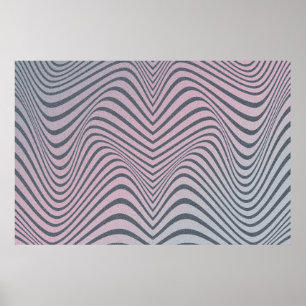 Poster Psicologia granulada. Padrão de faixa de zebra