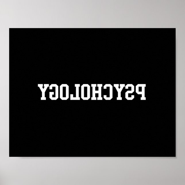 Póster Psicologia reversa (Frente)