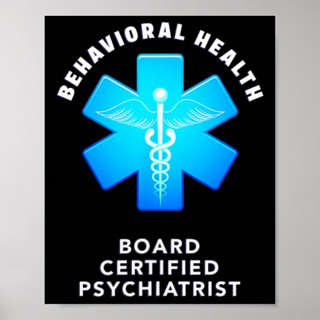 Poster Psicólogo Certificado pela Junta de Saúde Mental e (Frente)