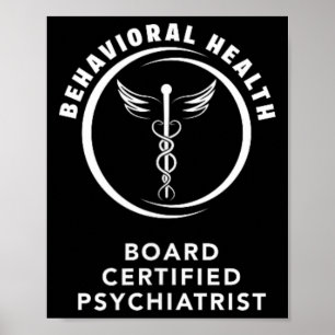 Poster Psicólogo Certificado pela Junta de Saúde Mental e