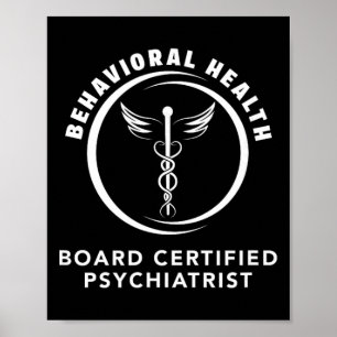 Poster Psicólogo Certificado pela Junta de Saúde Mental e