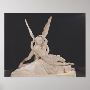Poster Psique Revived pelo beijo do Cupido 1787-93