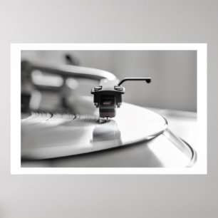 Póster Psto essa agulha sobre o registro