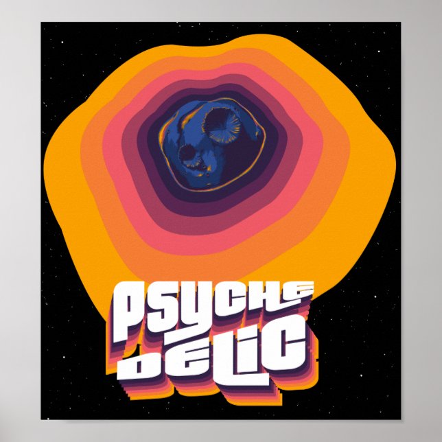 Poster Psyche-Delic (Frente)