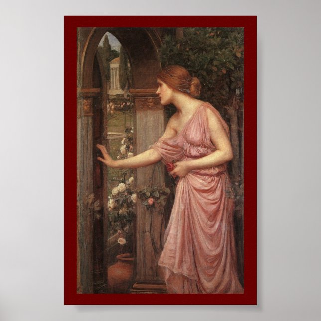 Poster Psyche entrando no jardim do Cupido (Frente)