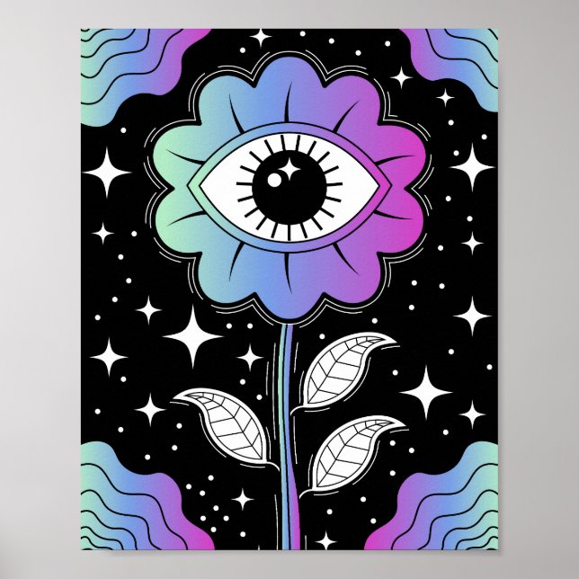 Poster Psychedelic Bloom (Frente)