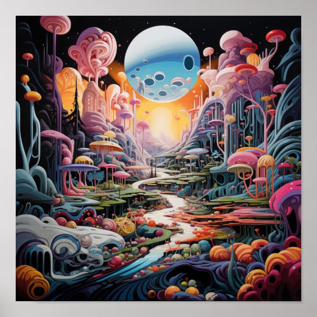 Poster Psychedelic Fantasy (Frente)