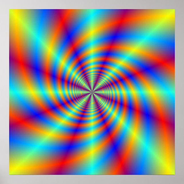 Poster Psychedelic Whirl (Frente)