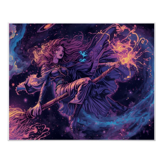 Póster Psychedelic witch glossy poster (Frente)