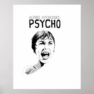 Poster Psycho Alfred Hitchcock