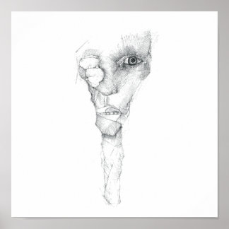 Póster Psycho-Gesicht