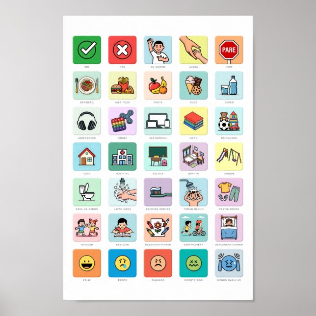 Poster PT-PT Autism AAC PECS Apontando Comunicação 04 (Frente)
