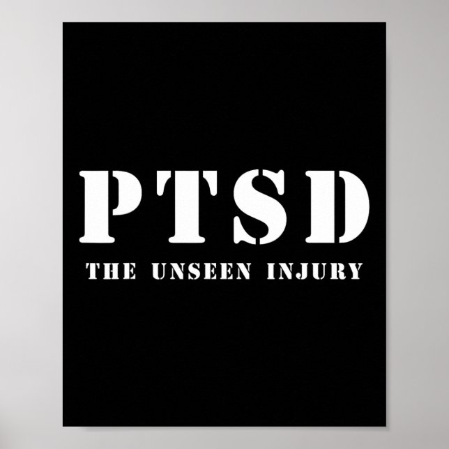 Poster Ptsd Posta Transtorno do Estresse Traumático - 22  (Frente)