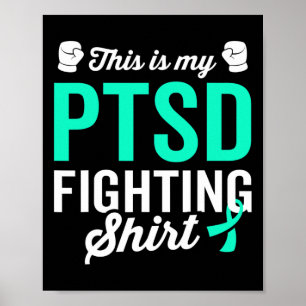 Poster Ptsd Stress Warrior Awarness (Sensibilização para