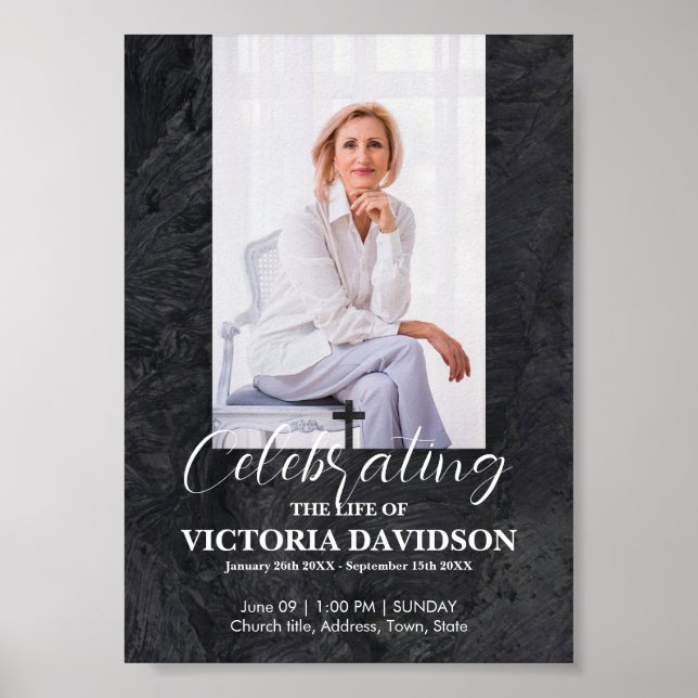 Poster Publicação de Anúncio de Funeral no Facebook em Pe (Frente)