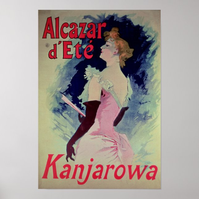 Poster publicando "Alcazar d'Ete" (Frente)