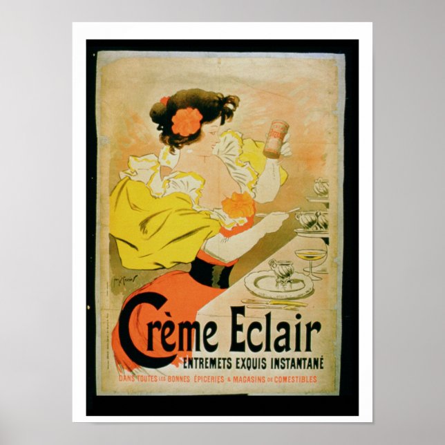 Poster publicando 'Creme Eclair Instant Dessert' (Frente)